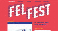Desktop Screenshot of felfest.cz